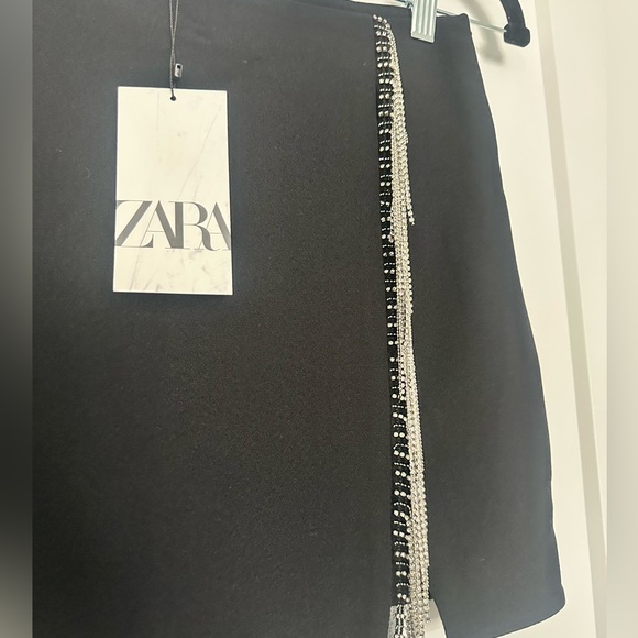 Zara Jewel fringe mini skirt - Picture 4 of 4